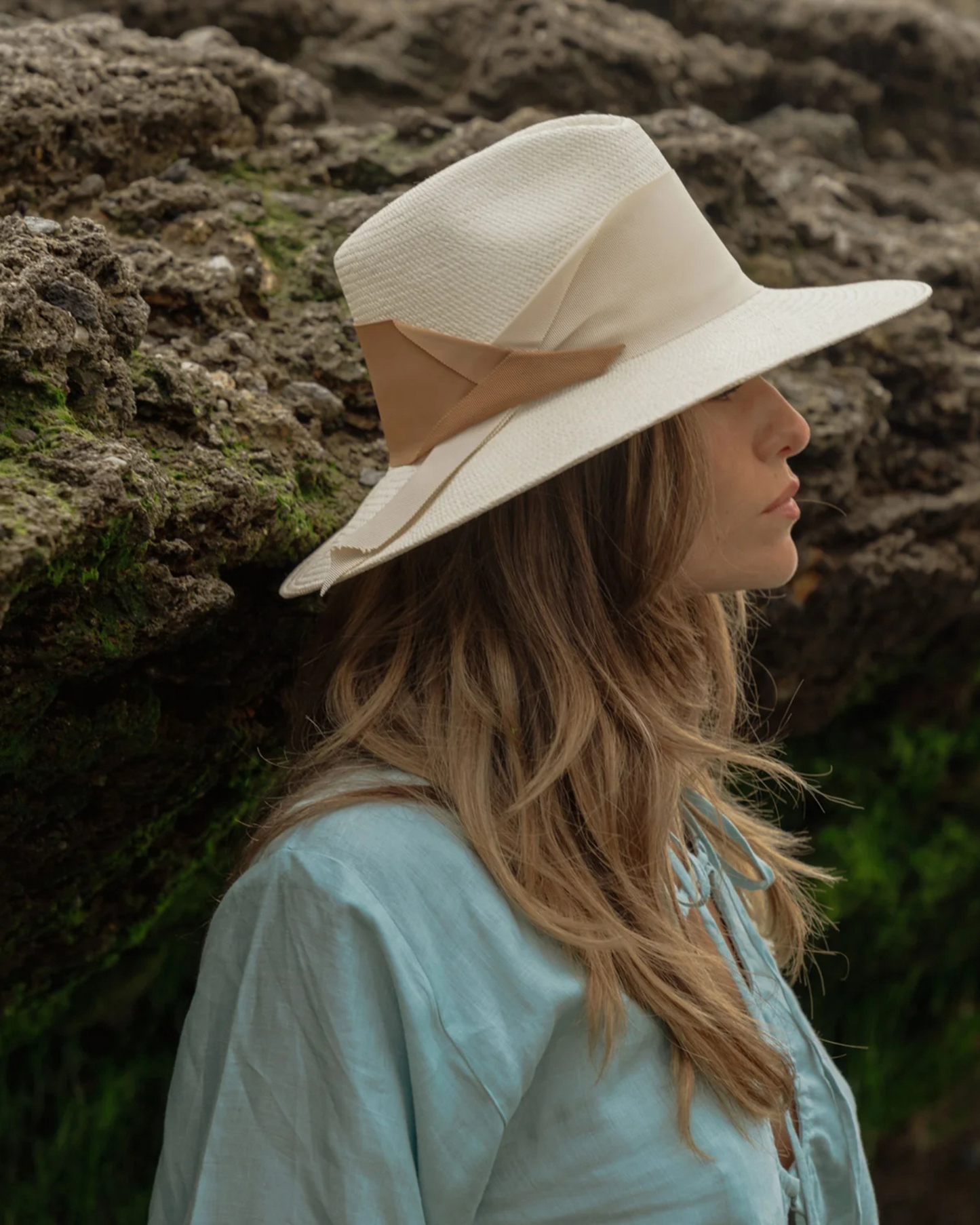 Gardenia Hat by Freya / Bone-Caramel