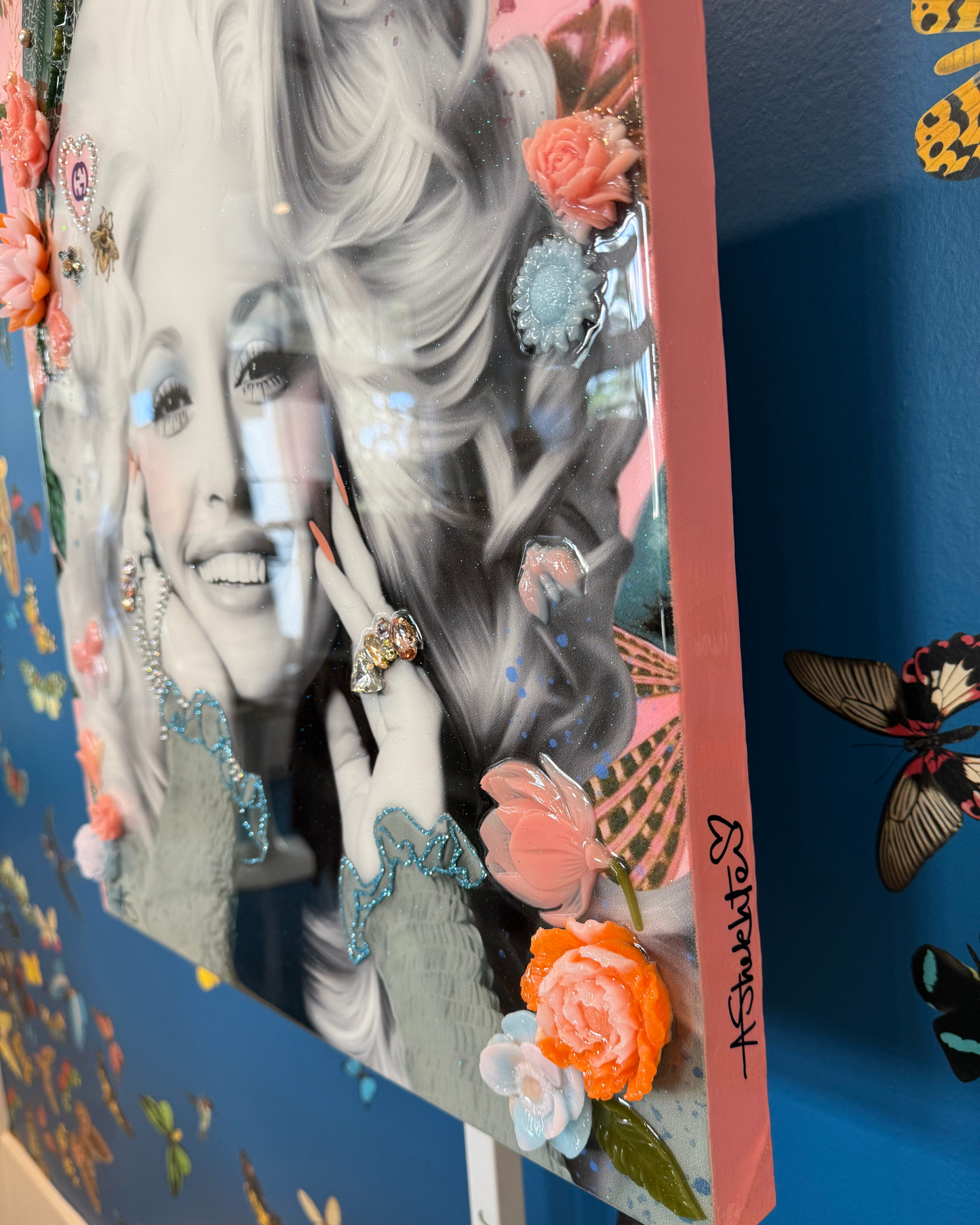 "Dolly Parton" Canvas 24 x 20 by Amy Shekhter Art
