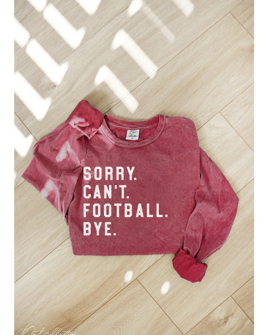 Football Long Sleeve by Oat Collective / Cardinal