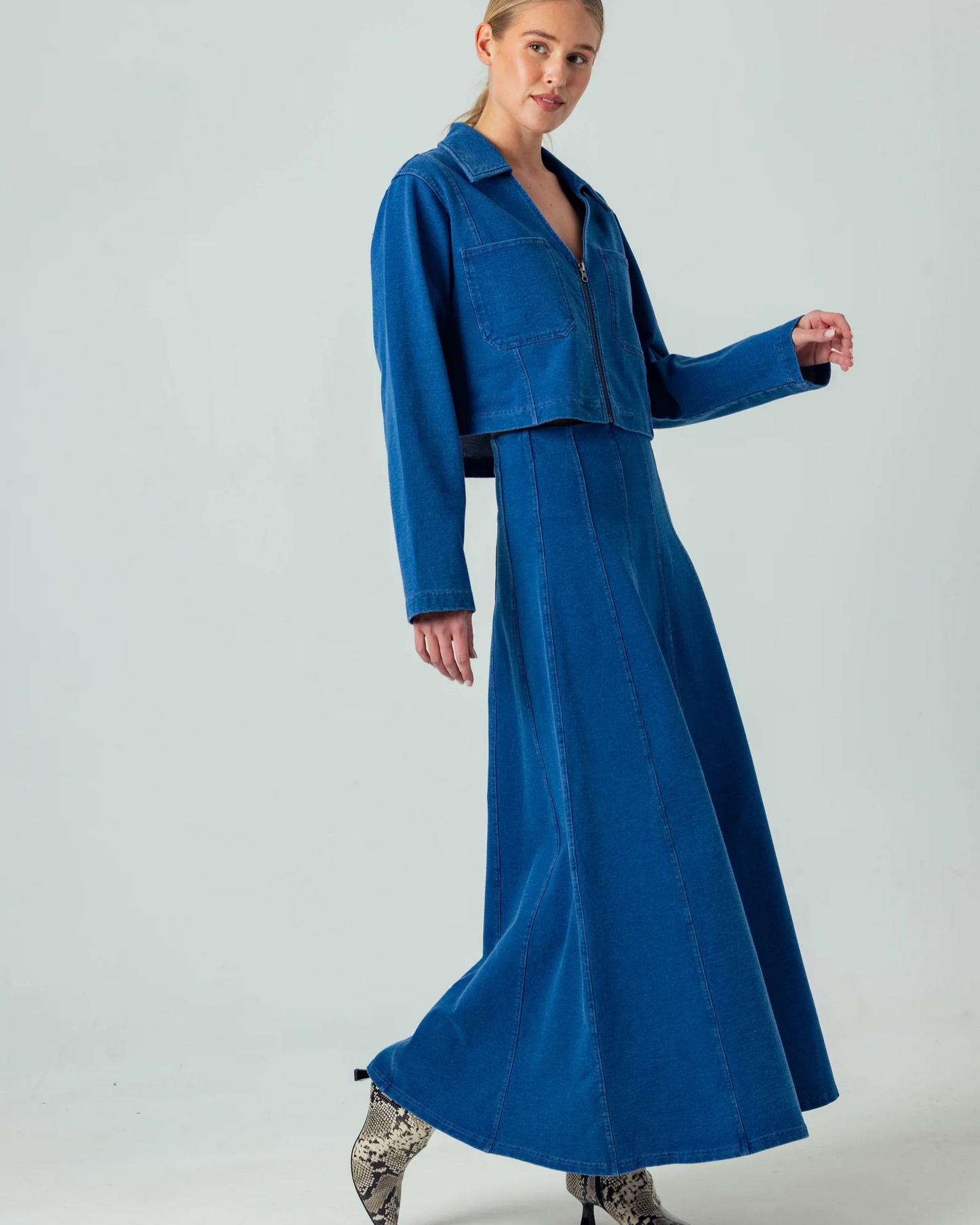 Mallory Denim Skirt by Sundays