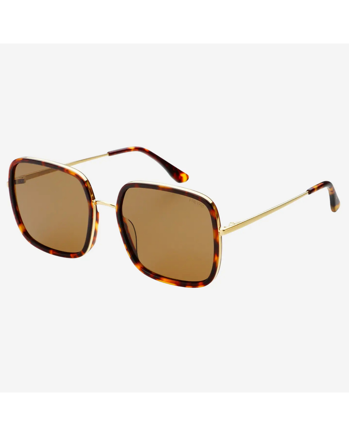 Cosmo Acetate Square Sunglasses by Freyrs / Dark Tortise