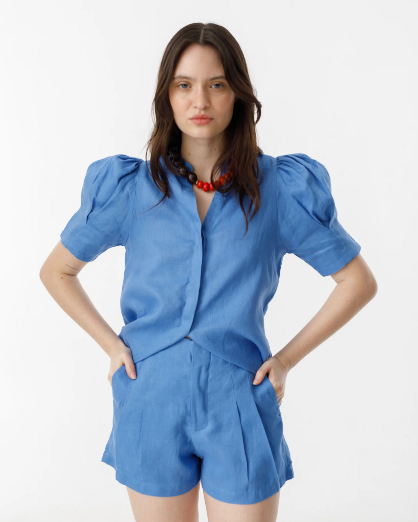 Athina Shirt by Lanhtropy / Lanh Blue