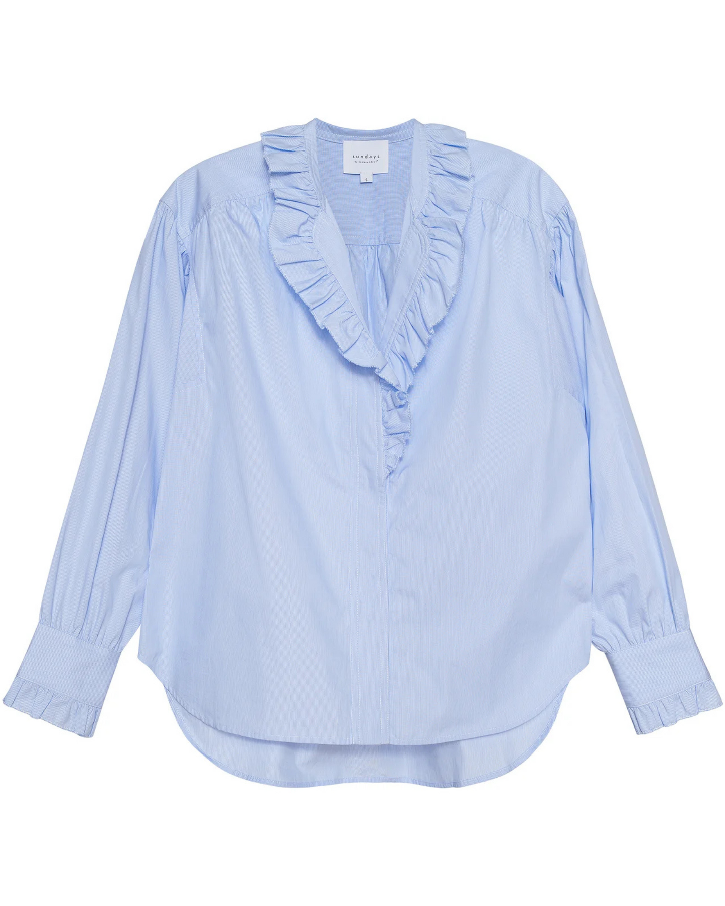 Della Blue Stripe Shirt by Sundays