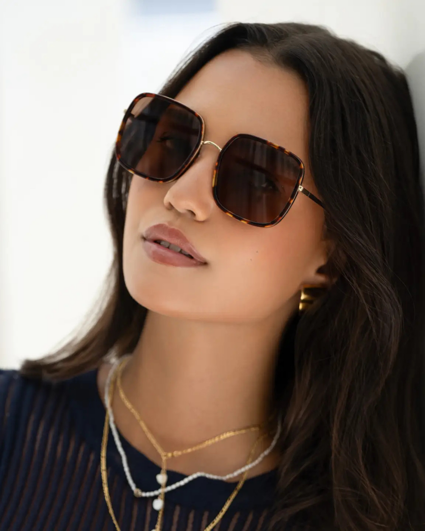 Cosmo Acetate Square Sunglasses by Freyrs / Dark Tortise