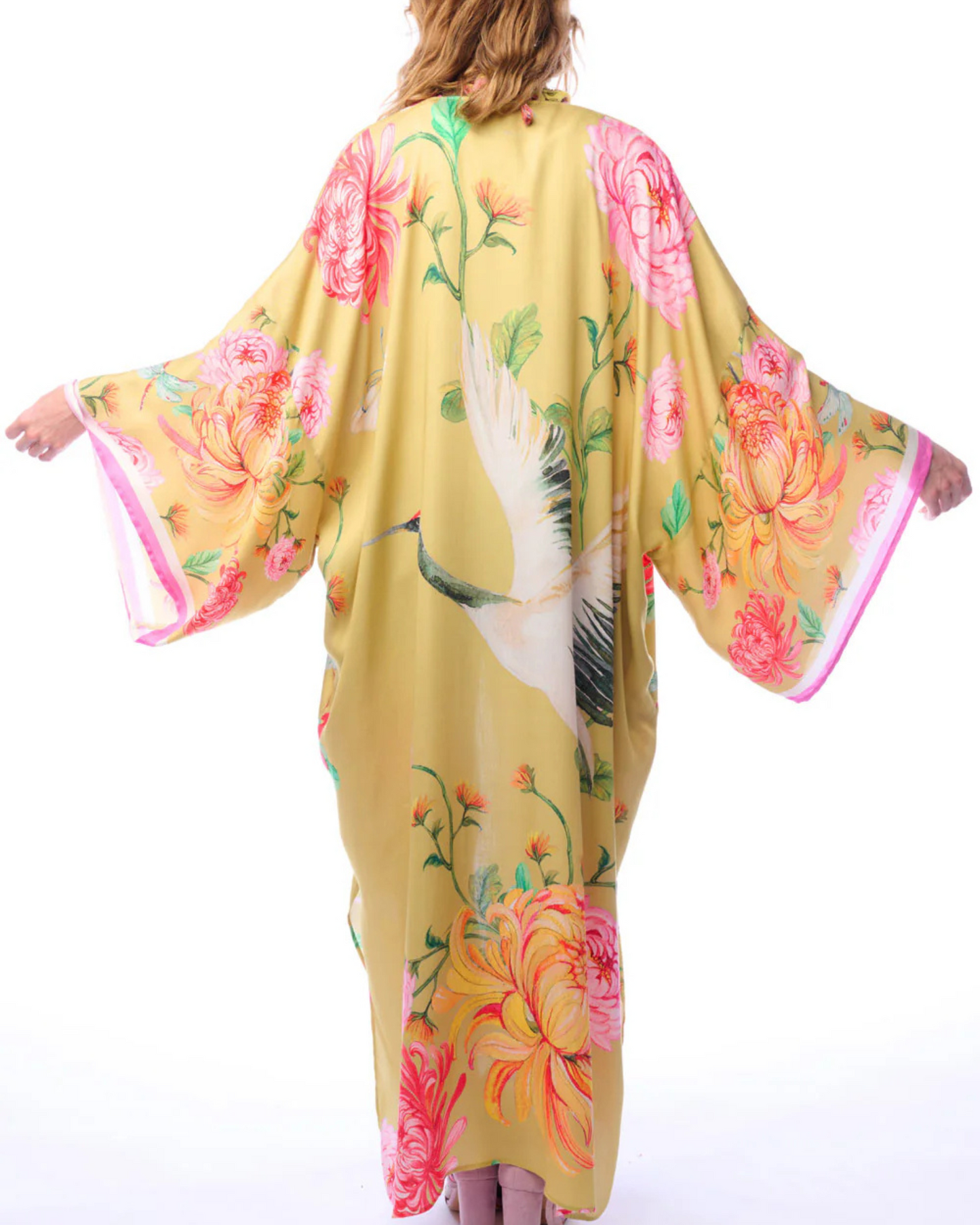 Legand Crane Kimono by Aratta