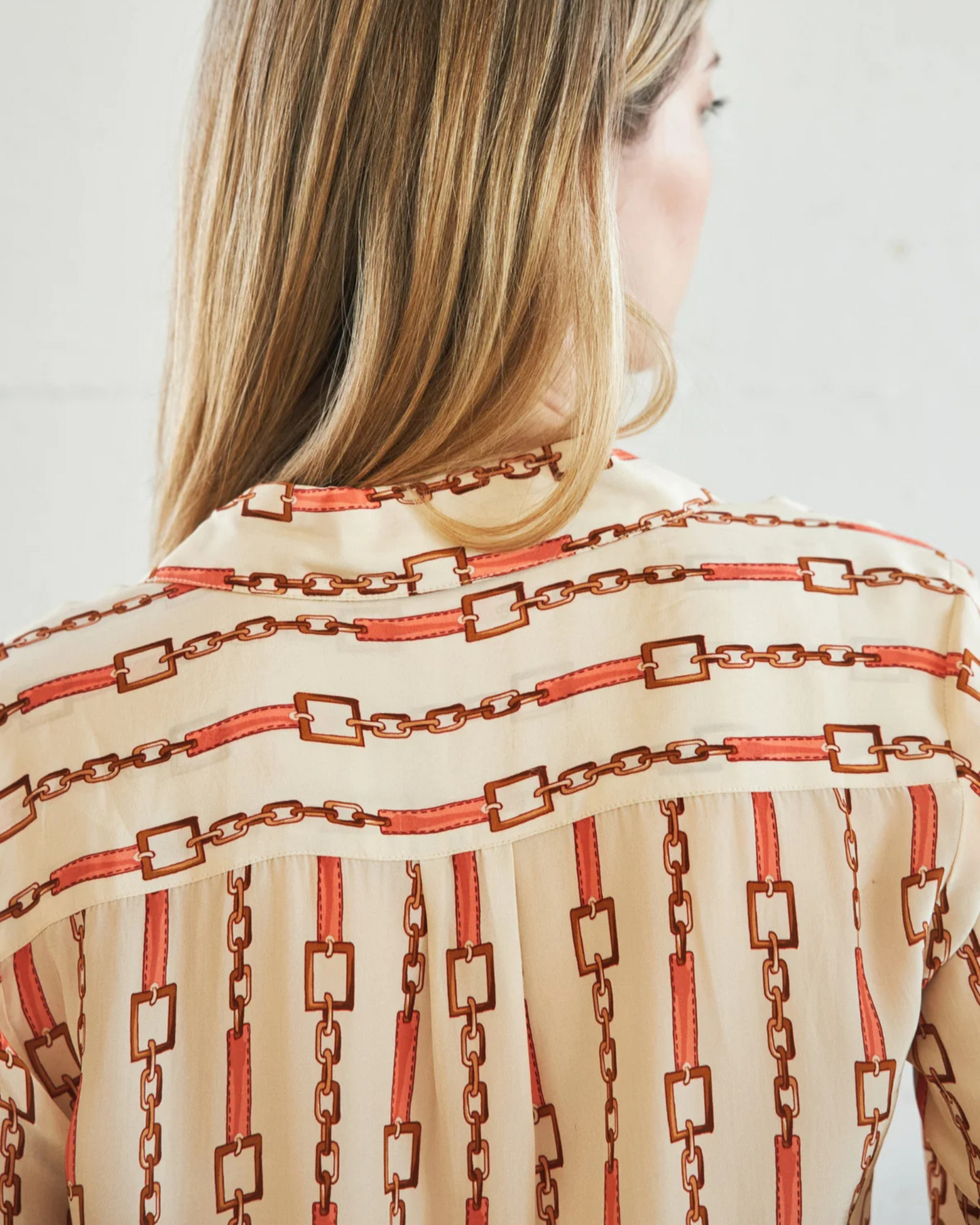 Sage Blouse by Catherine Gee / Coral Chain