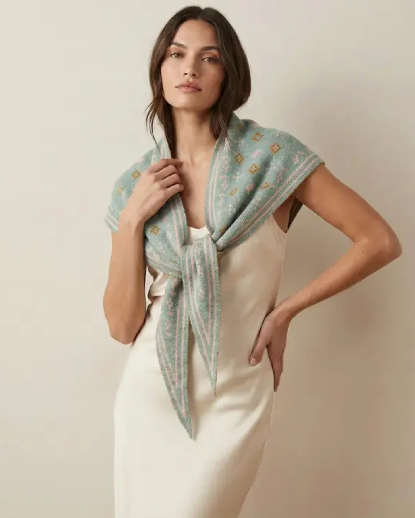 Scarf by Saachi / Light Blue