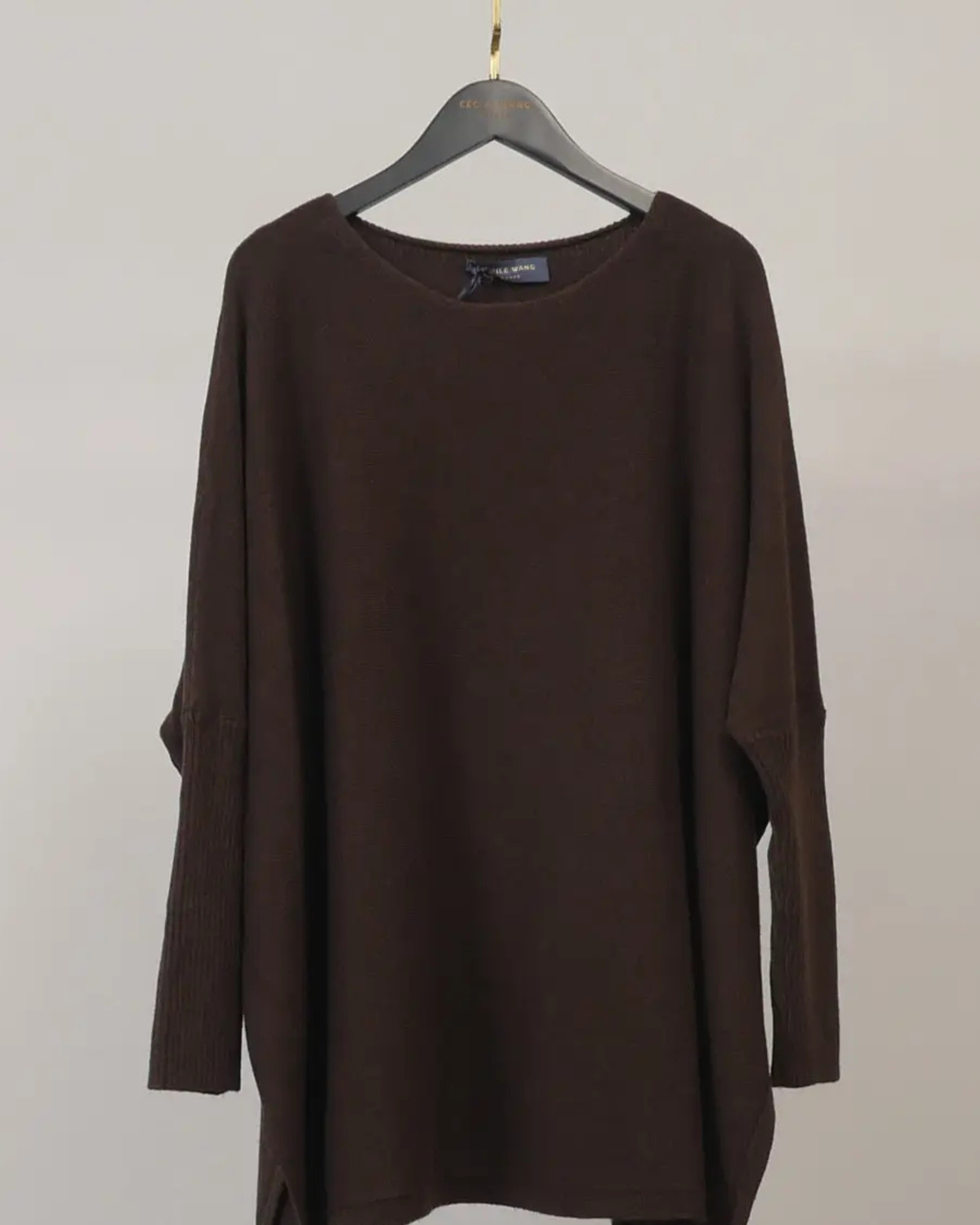 Italian-Made Oversized Knit Sweater – One Size, Ivory, Olive, Mocha & Dark Brown