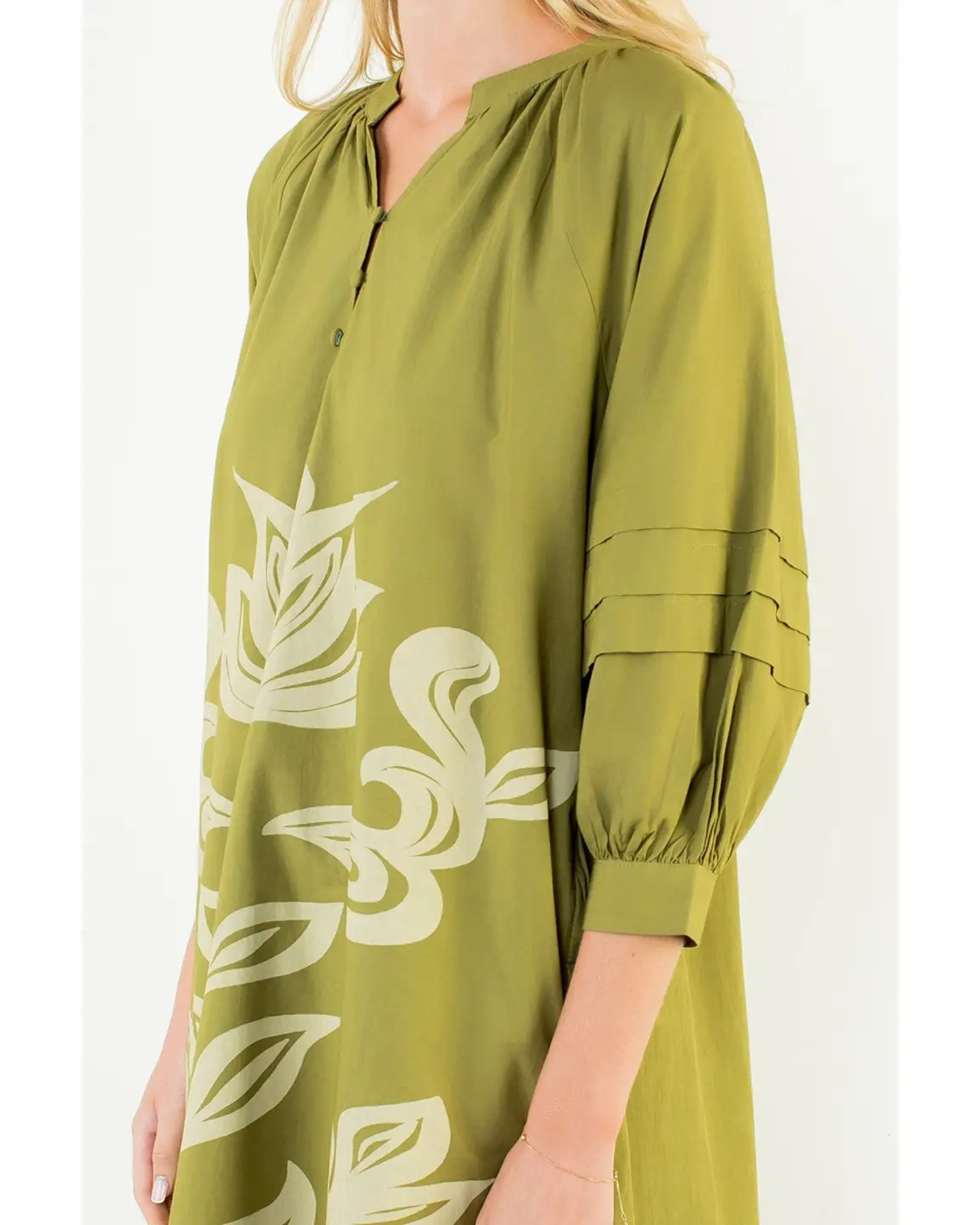 Flower Dress by THML / olive