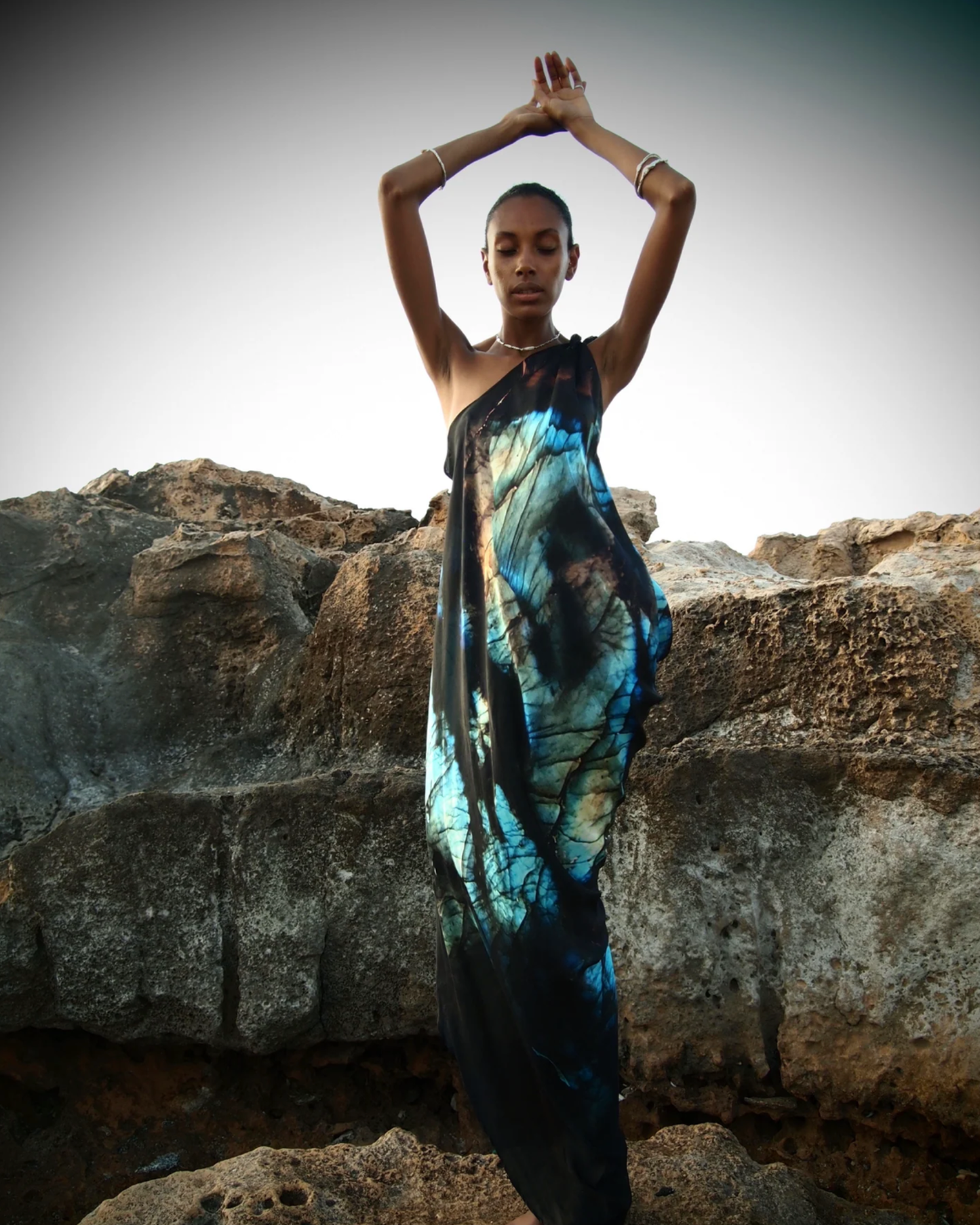 River Kaftan Dress / Schiller Print