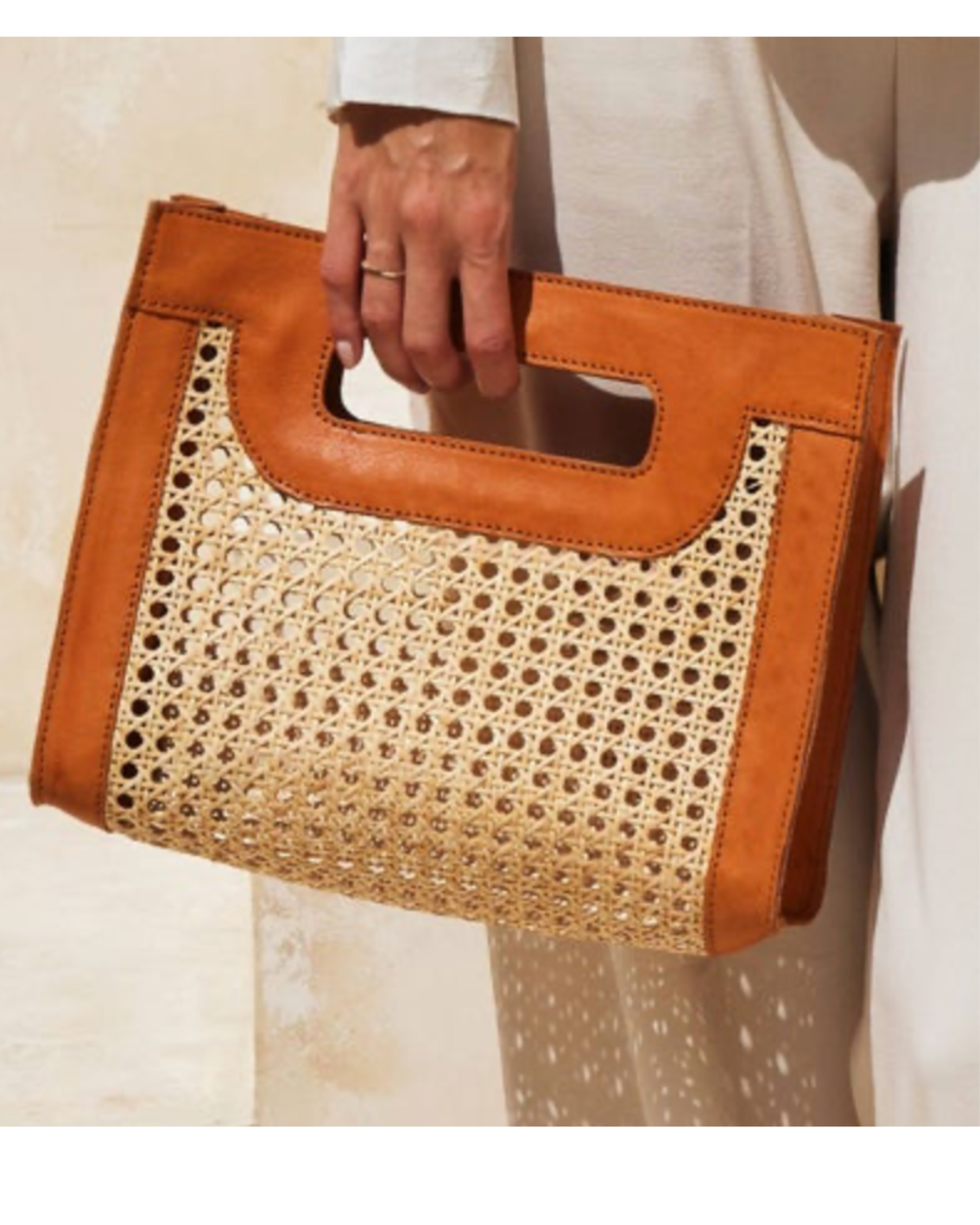 Rattan Cane Weave handbag