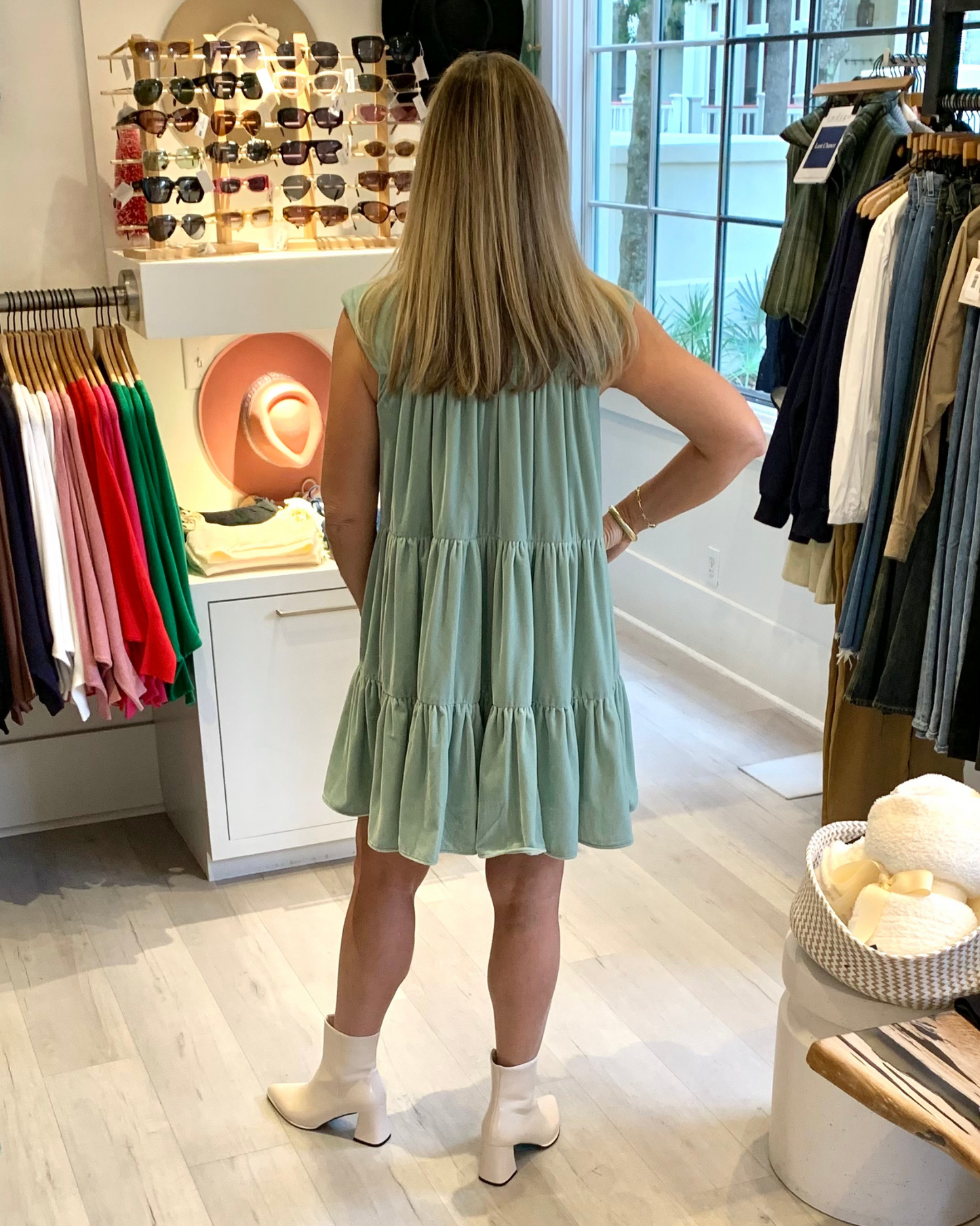 Frannie Dress in Jade