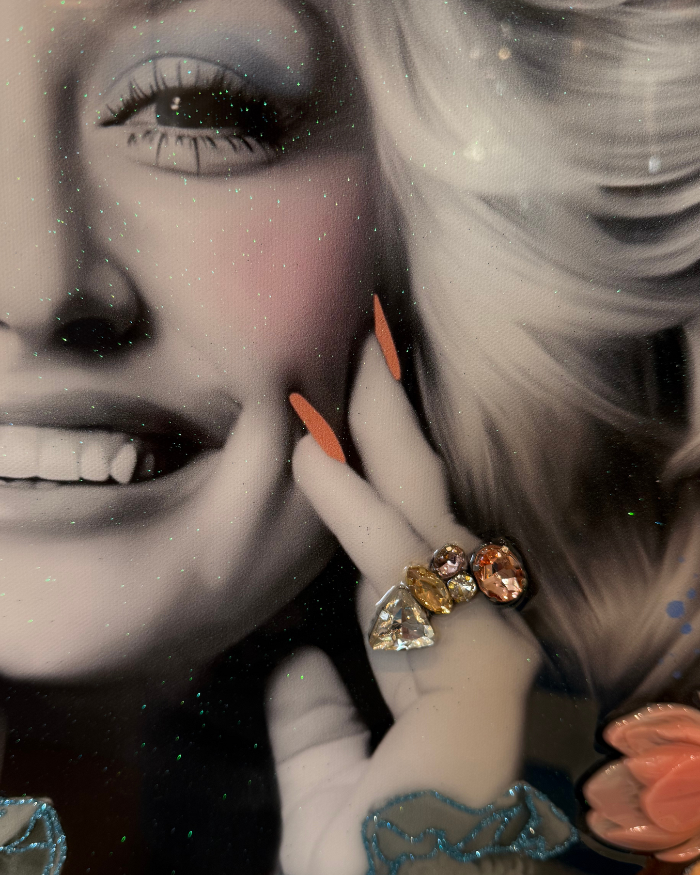 "Dolly Parton" Canvas 24 x 20 by Amy Shekhter Art
