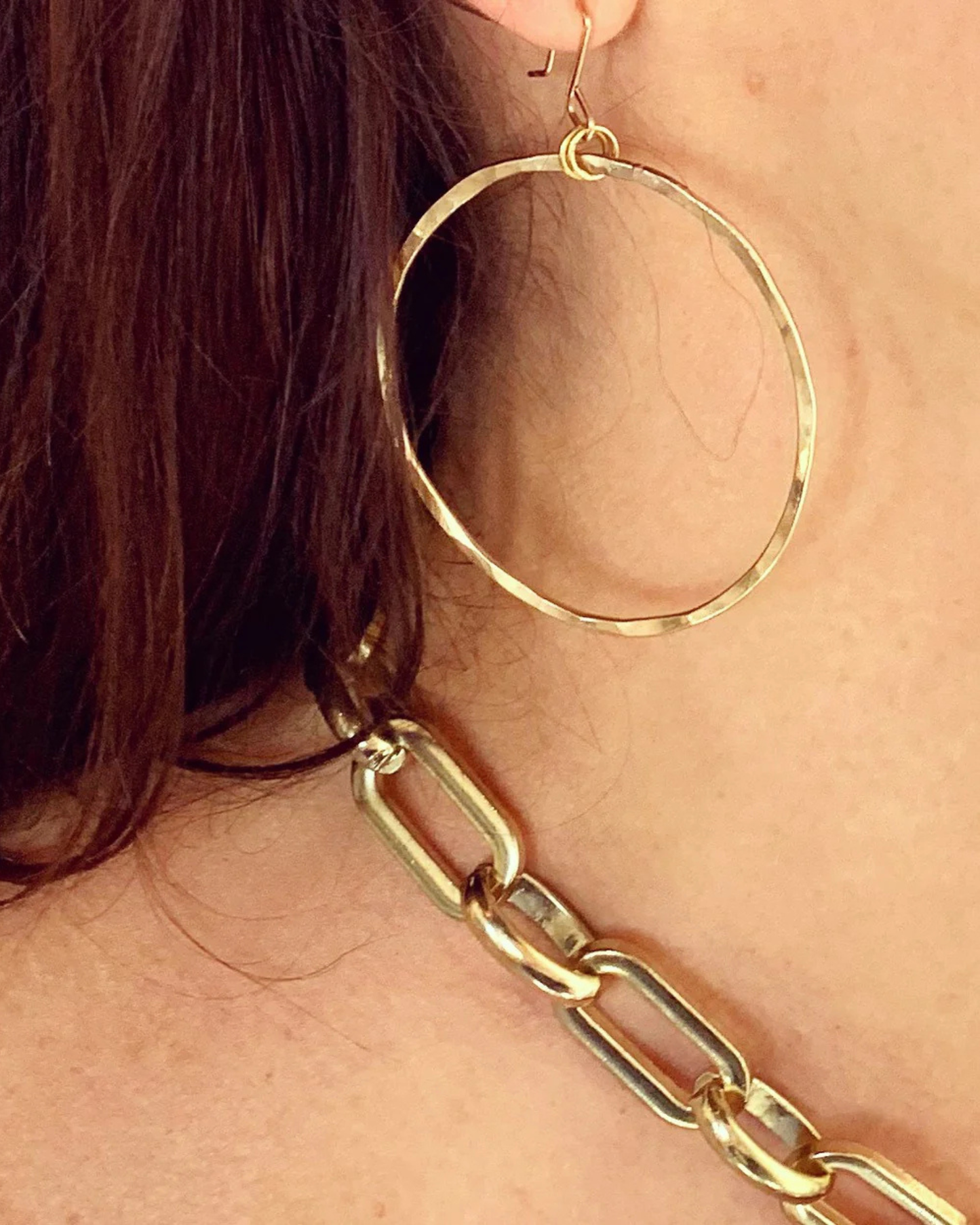 Big Betty Hoop Earrings By MBM / Sterling Silver