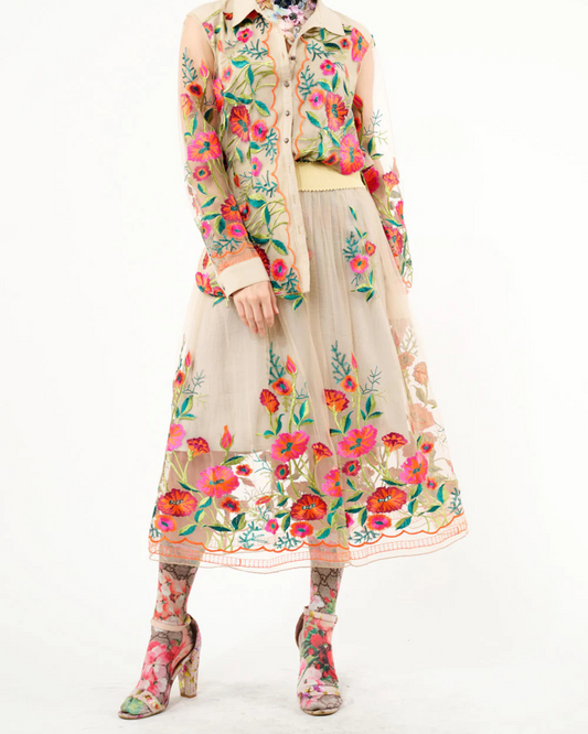 Vintage Tulip Skirt by Aratta