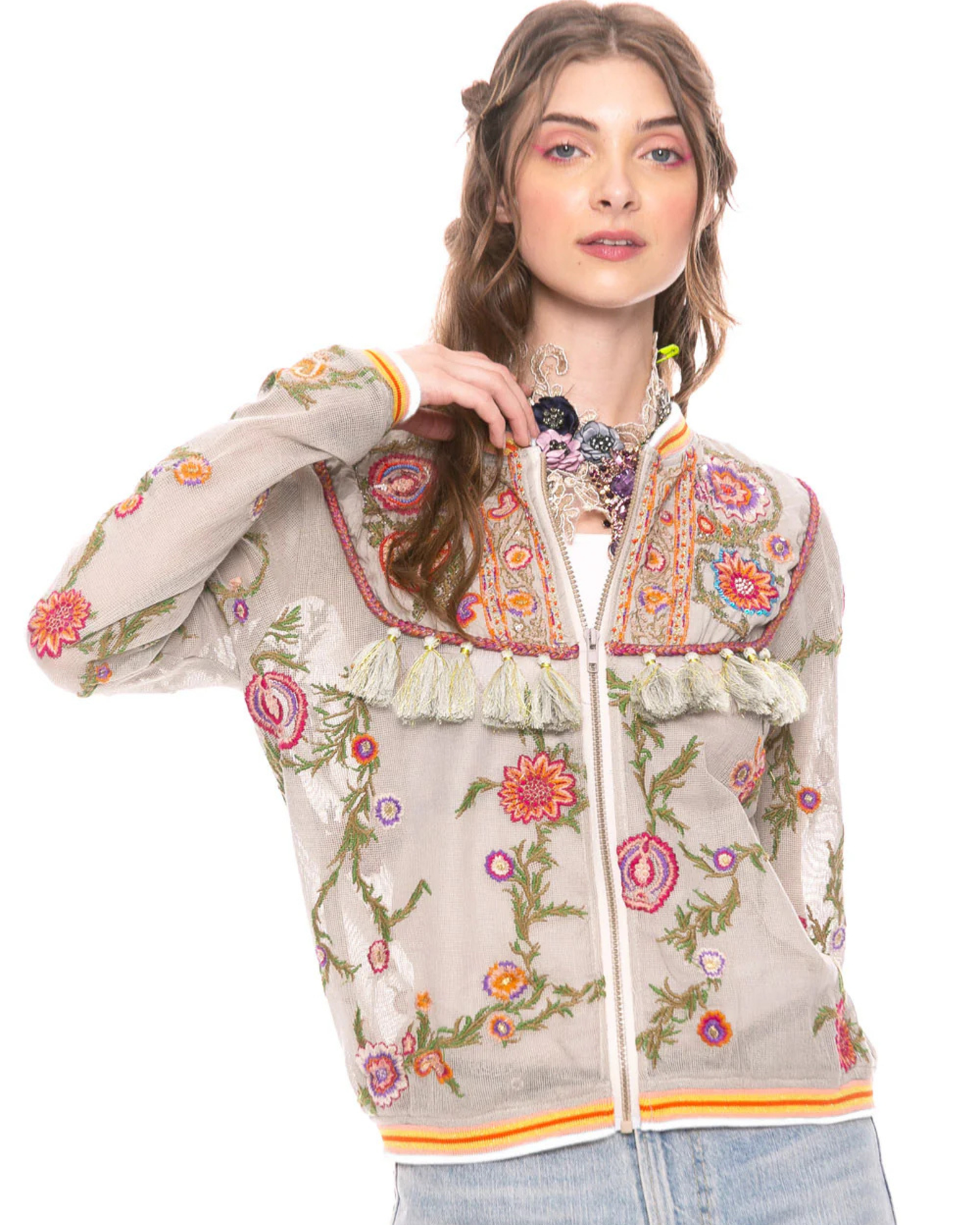 Bohemian Feel Jacket by Aratta