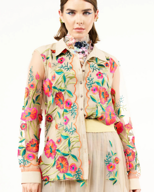 Vintage Tulip Shirt by Aratta