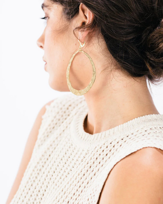 Gold Meli Earrings by We Dream In Colour