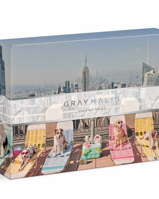 Dogs NYC 1000 Puzzle by Gray Malin