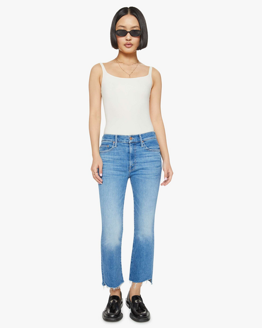 Lil Insider Step Crop Fray by Mother