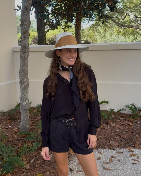 Oversized Shirt by Hemant & Nandita / Black