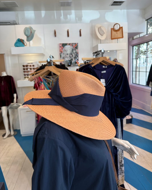 Gardenia Hat by Freya / Butterscotch-Navy