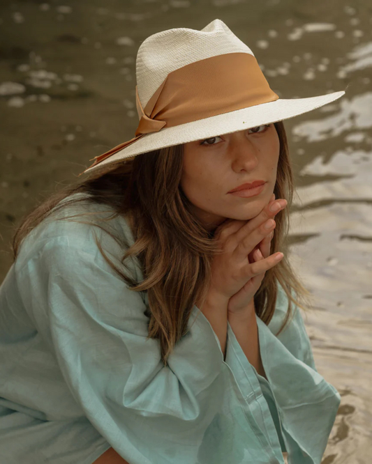 Gardenia Hat by Freya / Natural-Tan