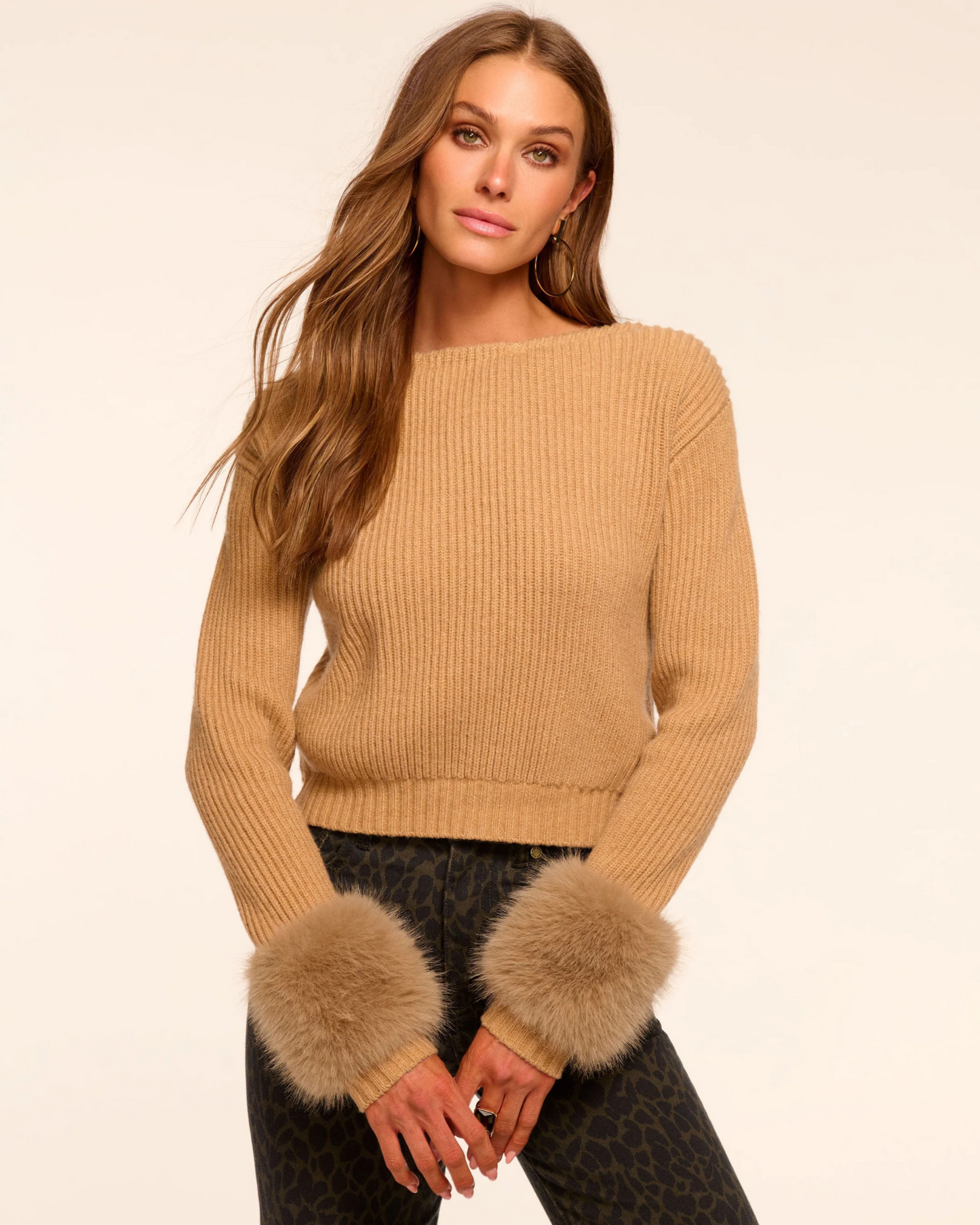 Lisa Sweater by Ramy Brook / Camel