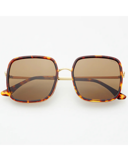 Cosmo Acetate Square Sunglasses by Freyrs / Dark Tortise