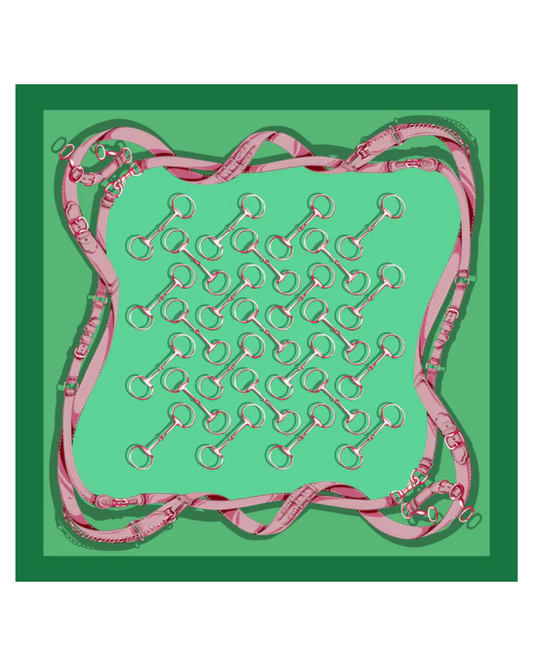 Off To The Races Scarf by Lazy Jack / Kelly Green