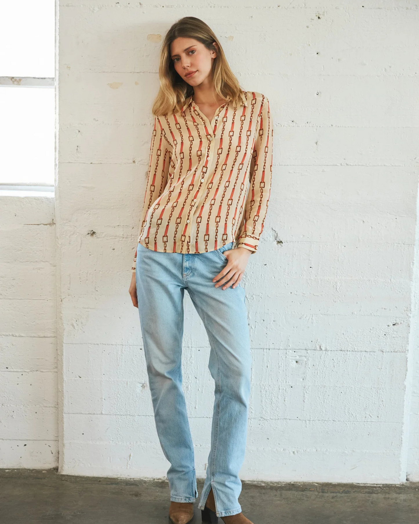Sage Blouse by Catherine Gee / Coral Chain