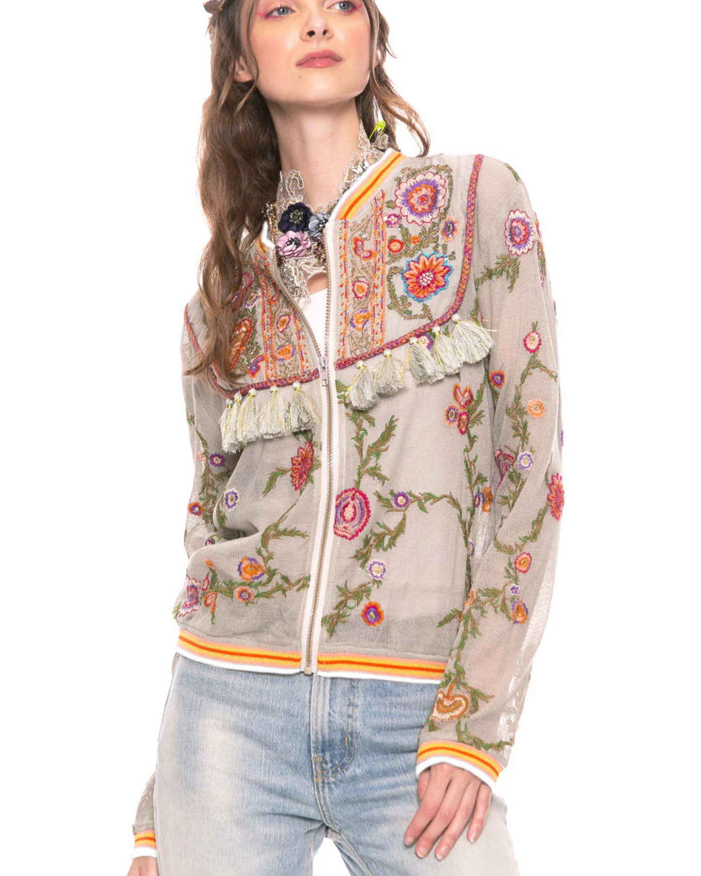 Bohemian Feel Jacket by Aratta