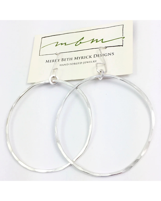 Big Betty Hoop Earrings By MBM / Sterling Silver