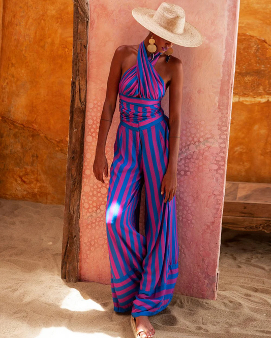 Ziggy Pant by Erika Pena / Blue Stripe