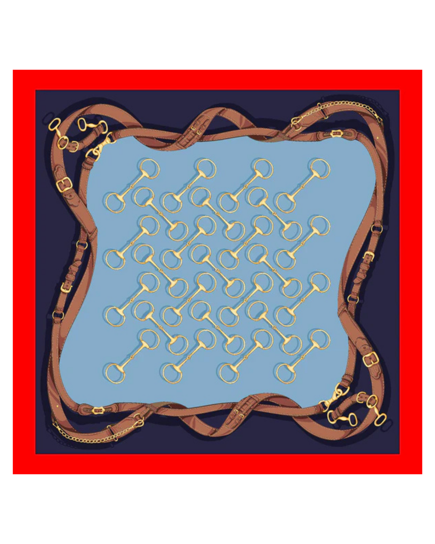 Off To The Races Scarf by Lazy Jack / Red