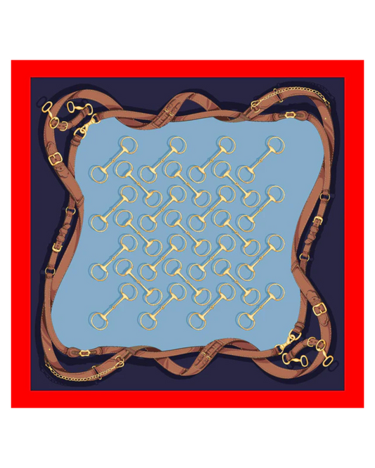 Off To The Races Scarf by Lazy Jack / Red