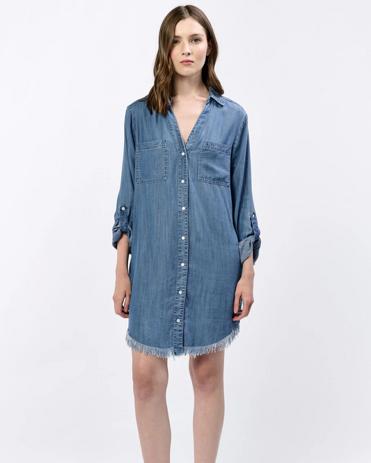 Avery Dress by Dear John / Imperial Blue