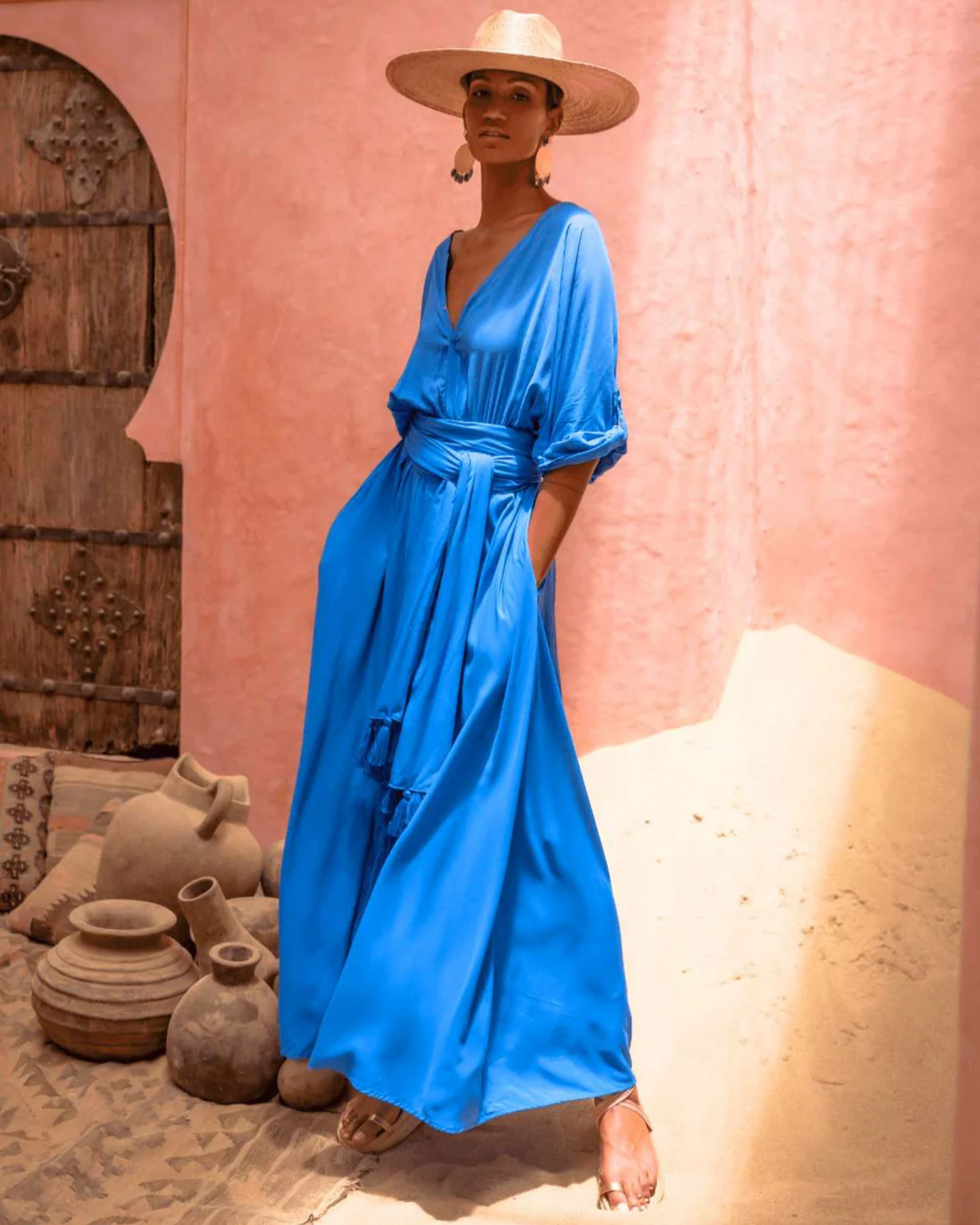 Vero Dress by Erika Pena / Morocco Blue