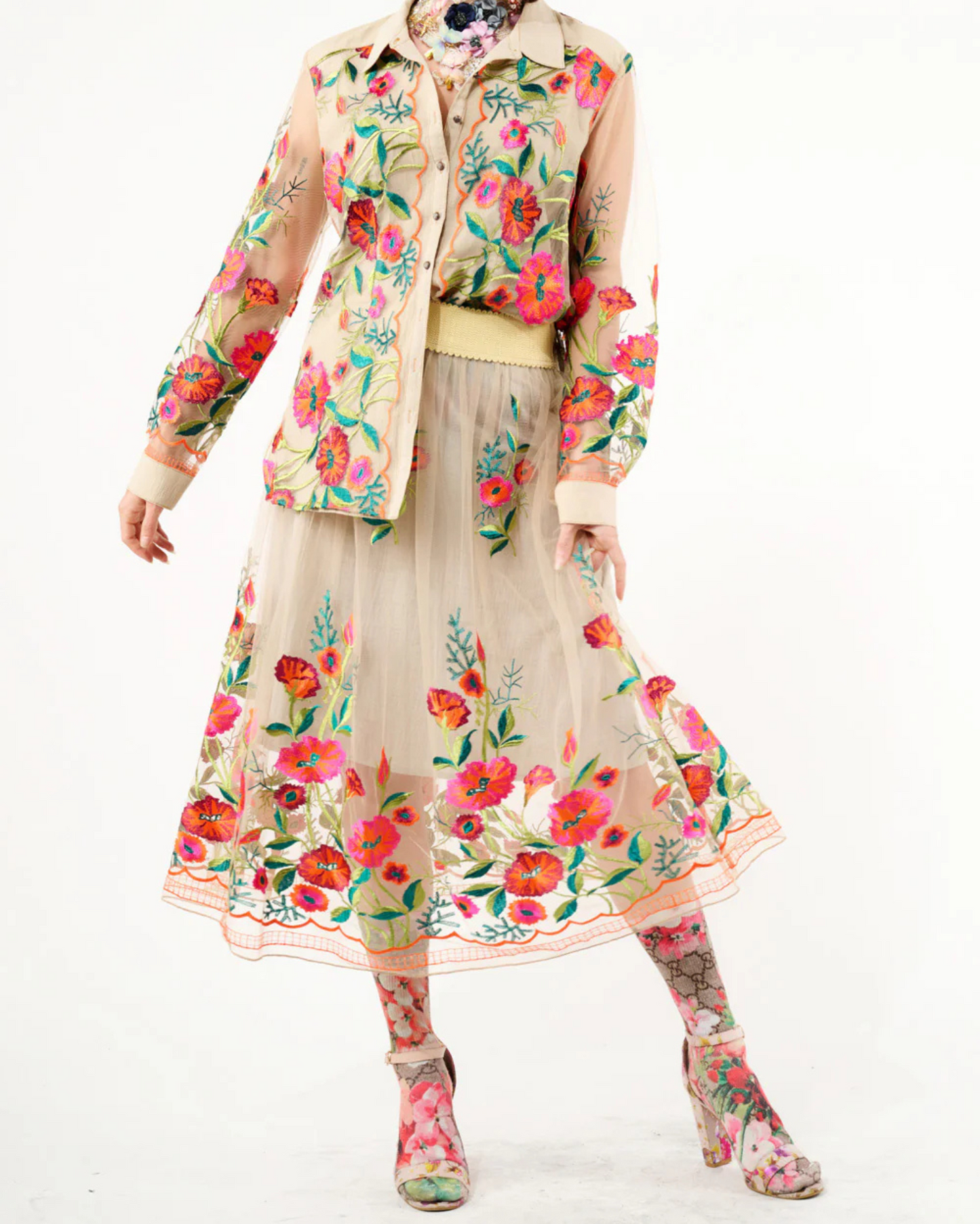 Vintage Tulip Skirt by Aratta