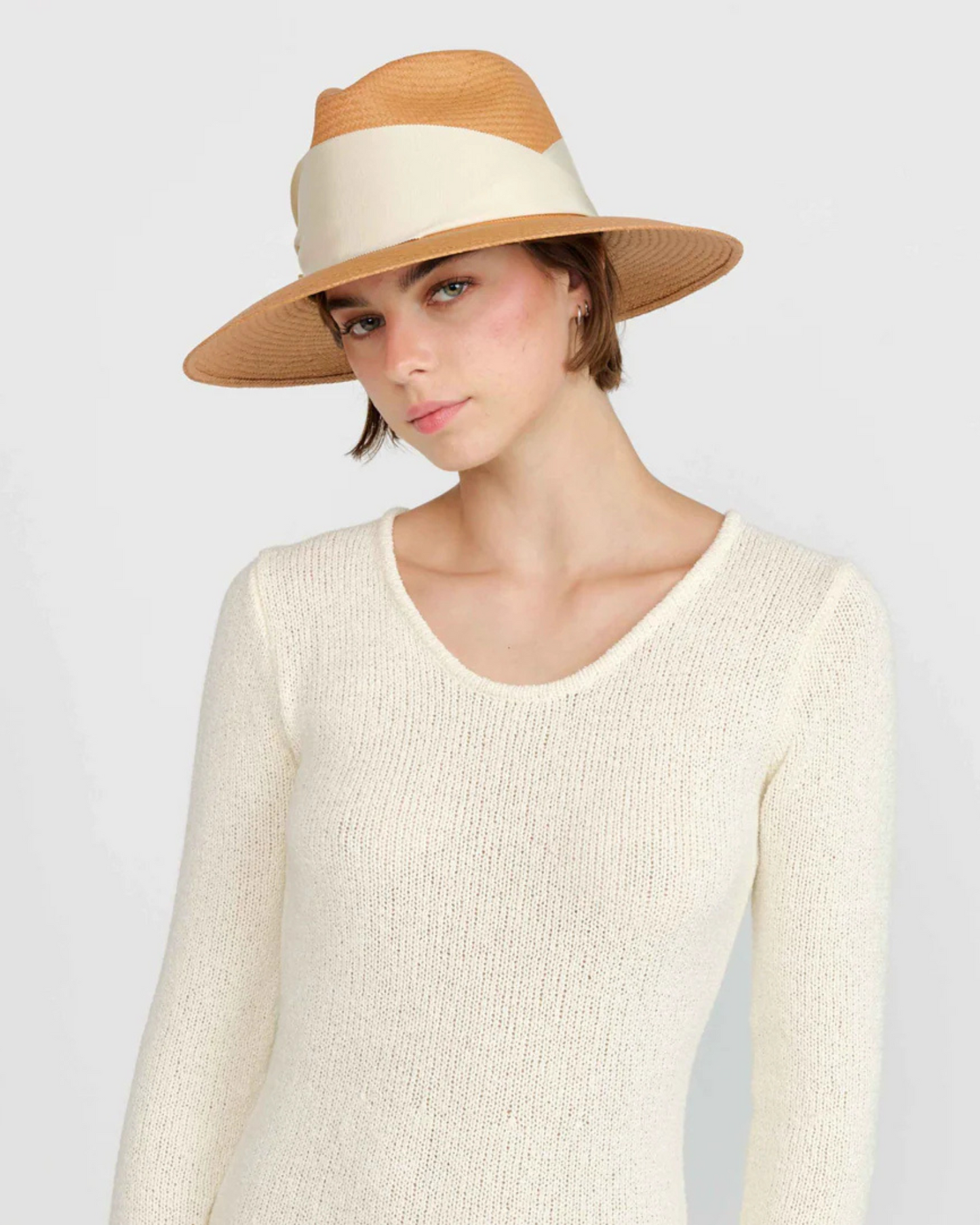 Gardenia Hat by Freya / Butterscotch-Ivory