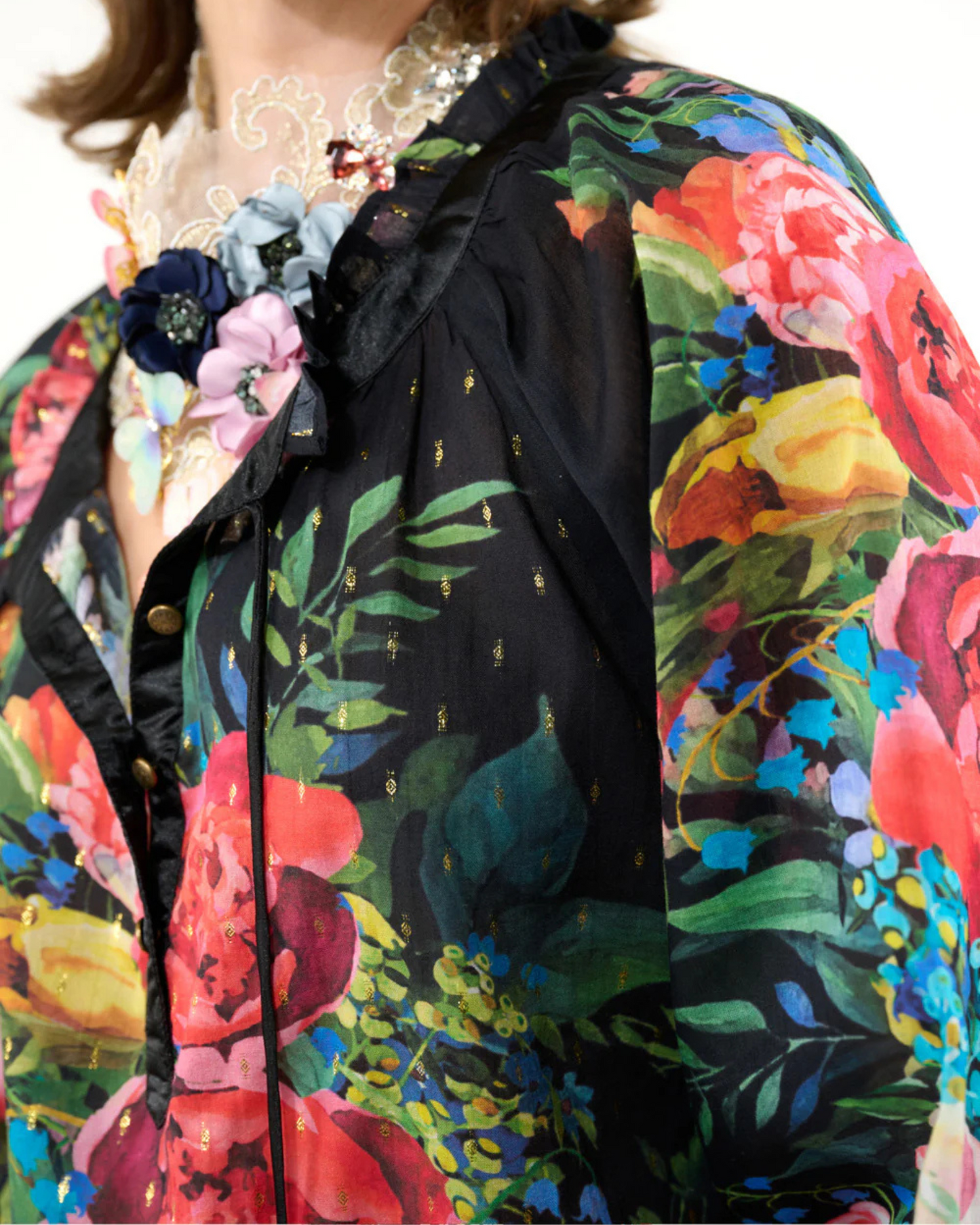 Zinnia Blouse by Aratta / Black