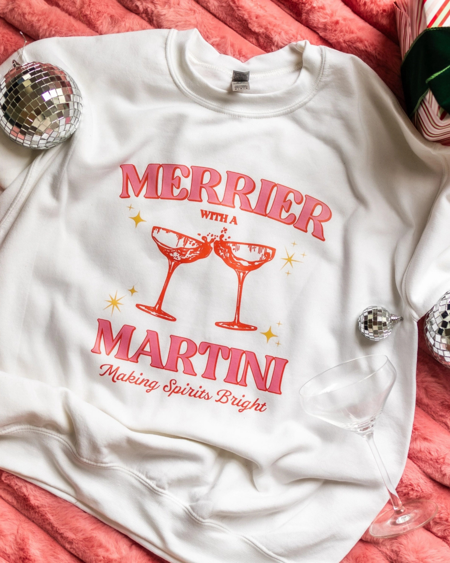 Merry Martini Sweatshirt by Bash