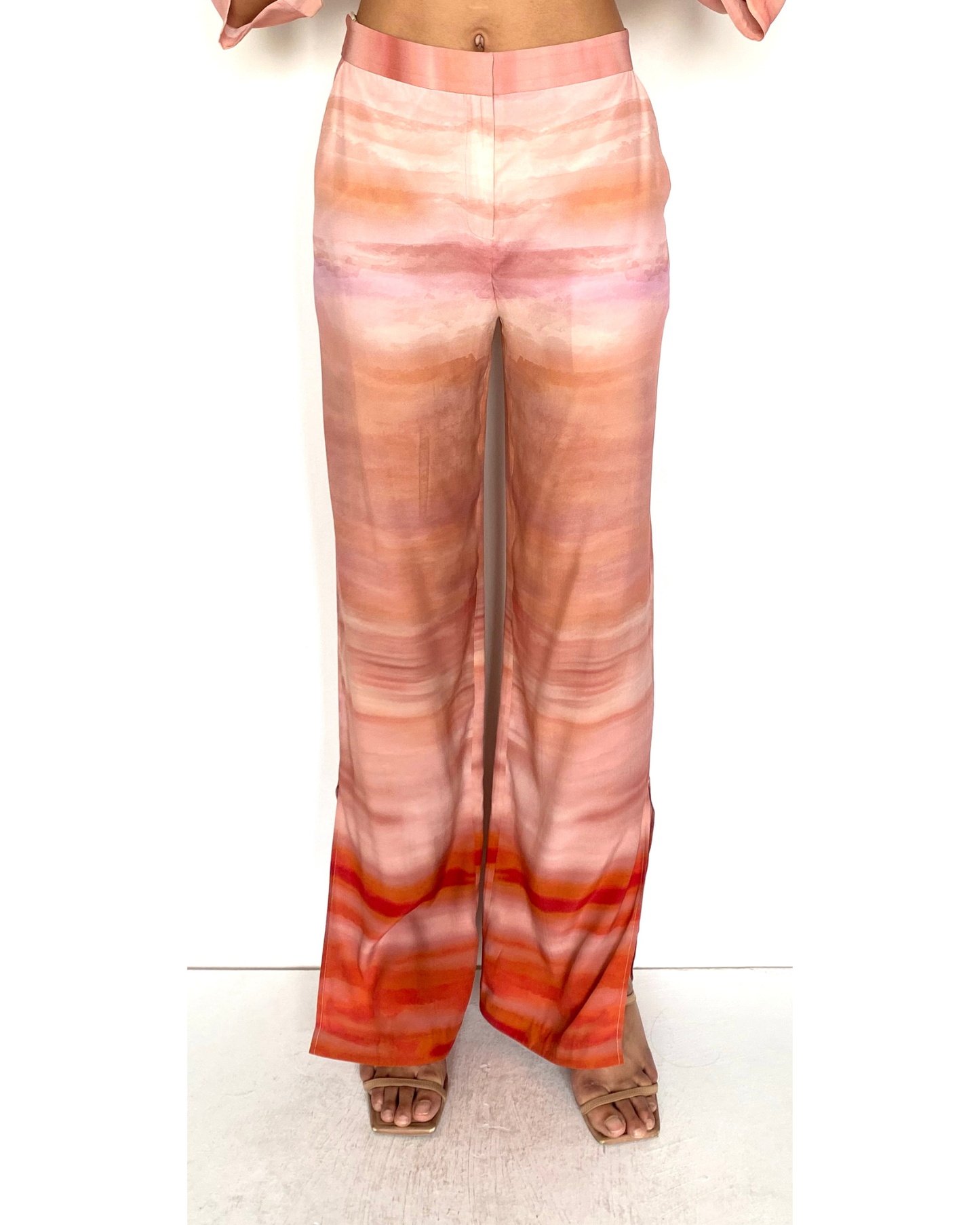 Pants With Slit by Hemant & Nandita / Multi