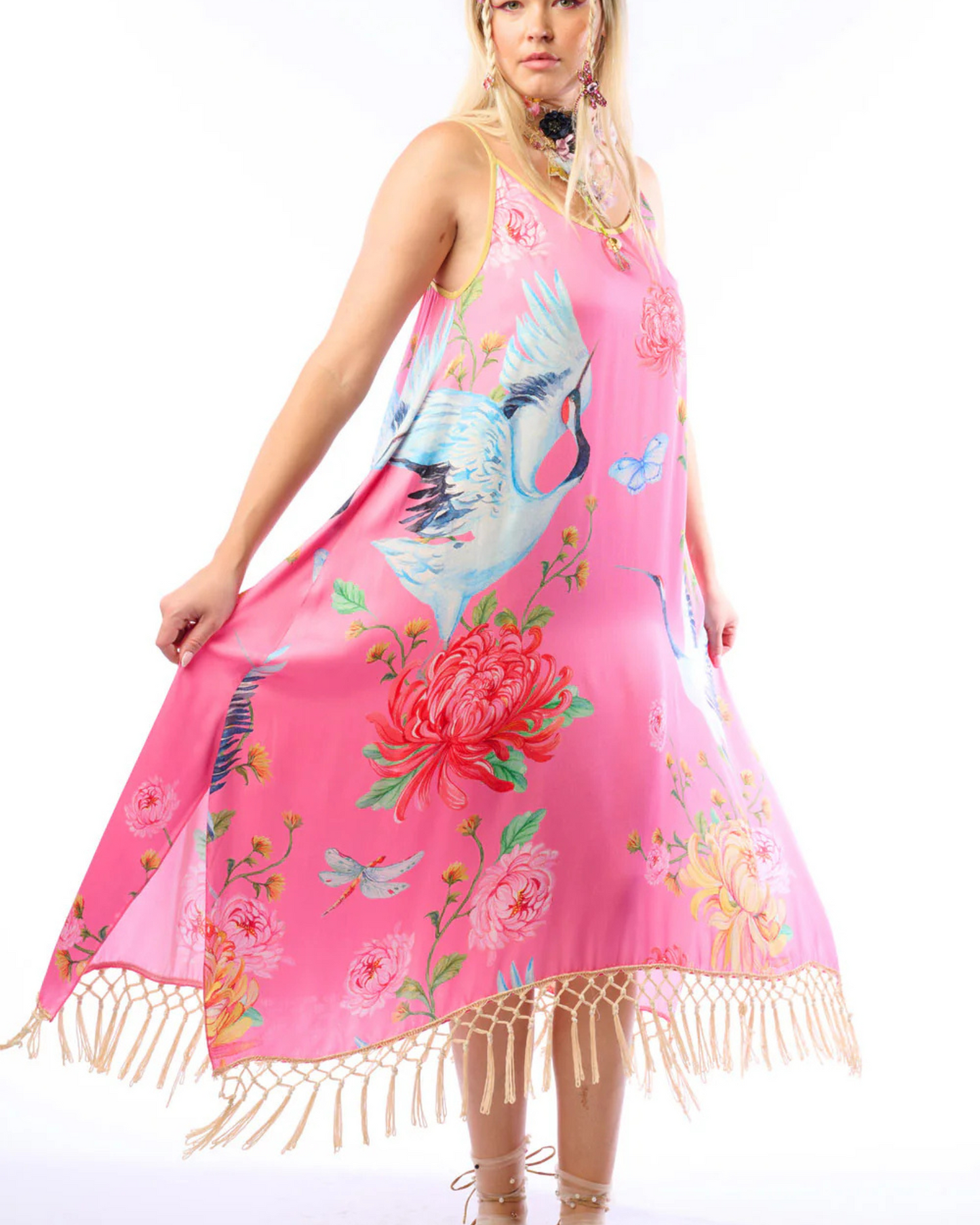 Crane Dress by Aratta / Rose