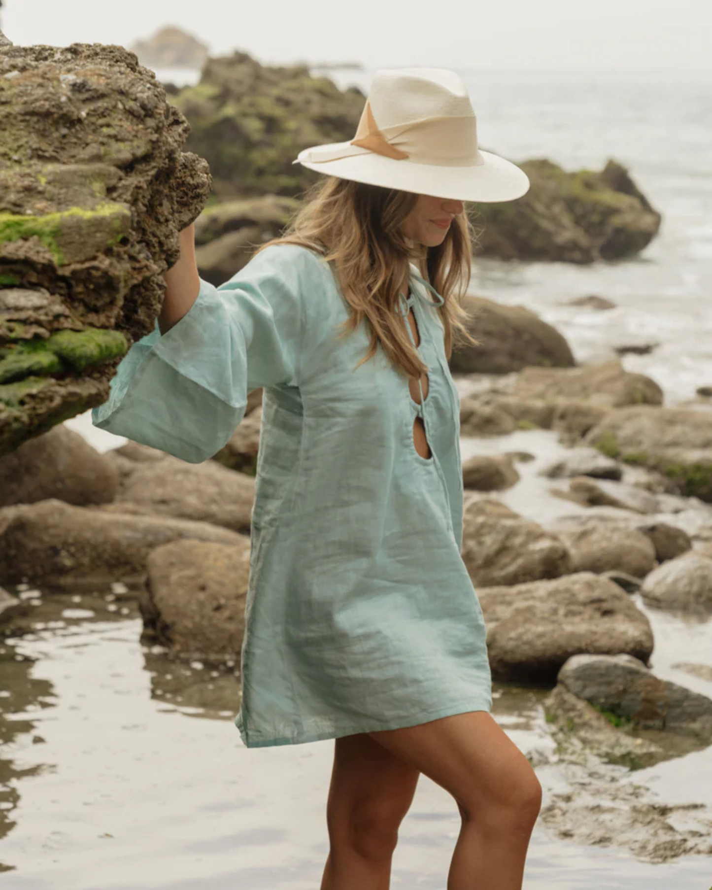 Gardenia Hat by Freya / Bone-Caramel