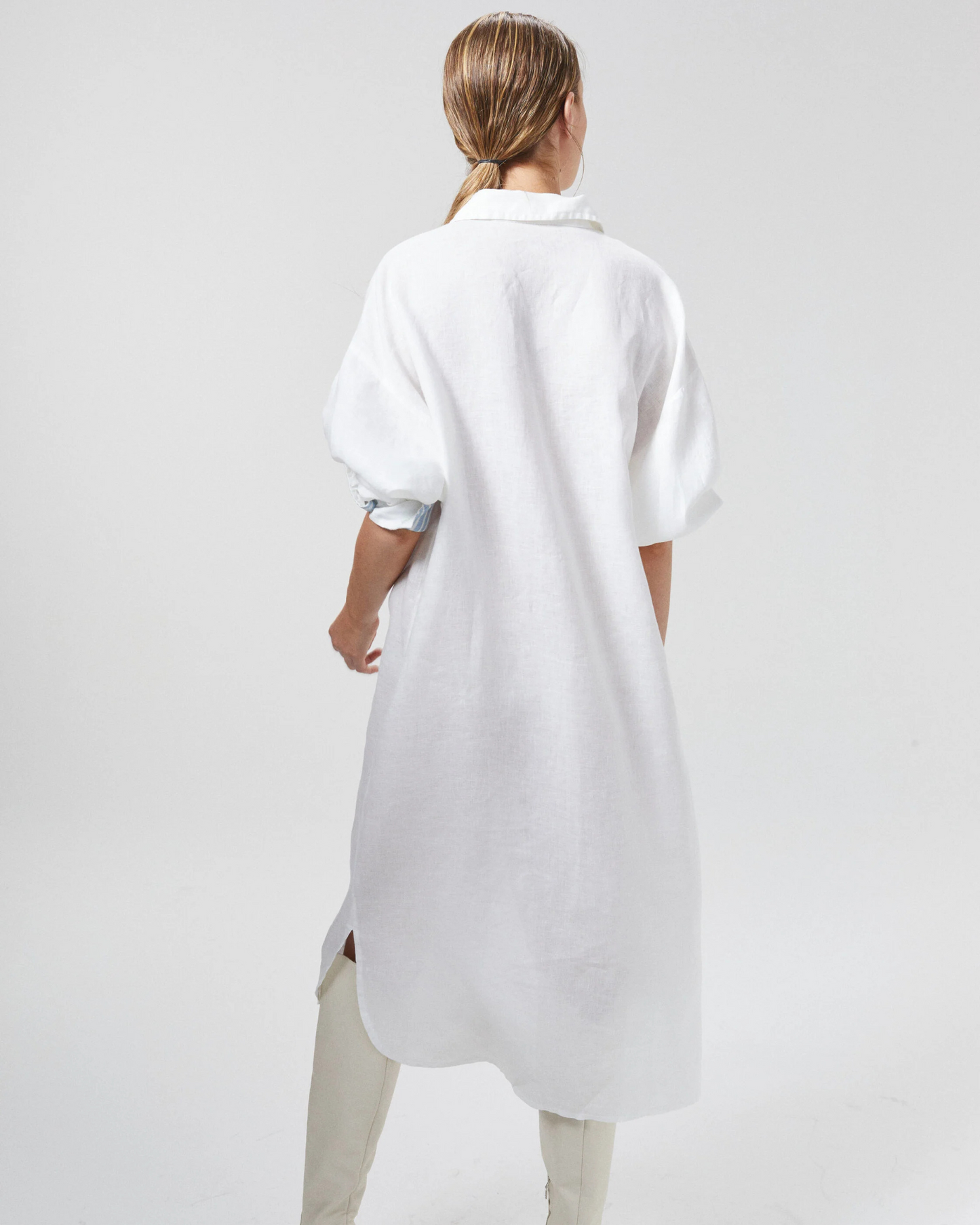 Island Linen Midi Dress by Lanhtropy