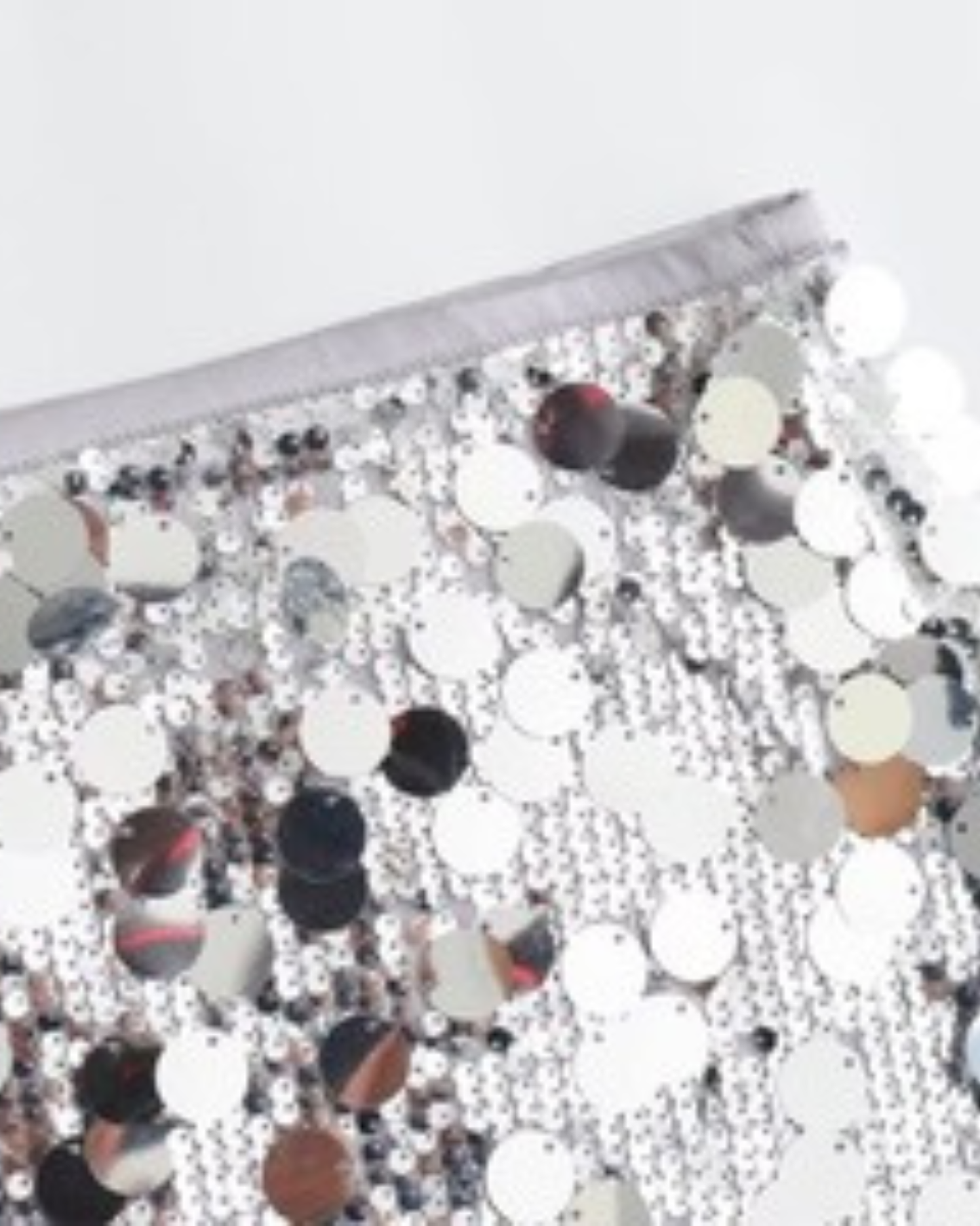 Sequin Skirt / Silver
