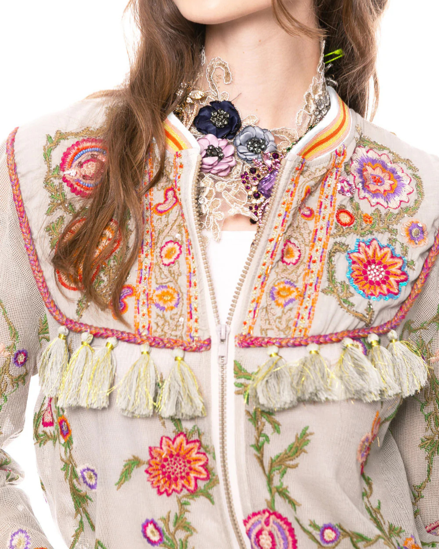 Bohemian Feel Jacket by Aratta
