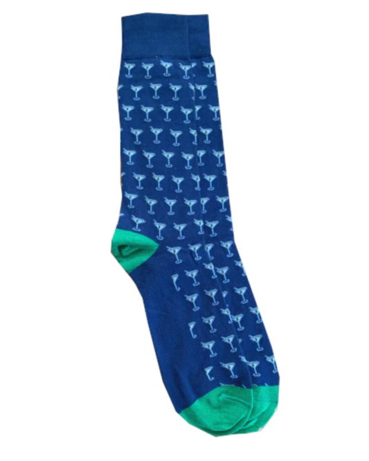 Shaken Not Stirred Socks by Lazy Jack
