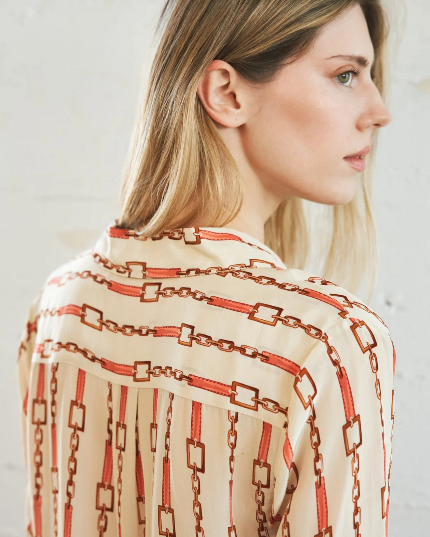 Sage Blouse by Catherine Gee / Coral Chain